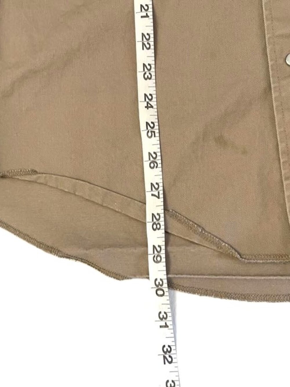 Vintage Wrangler Pearl Snap Shirt Large Heavyweight Long Sleeve Workwear Western - Picture 9 of 16